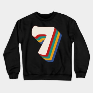 Number 7 Crewneck Sweatshirt